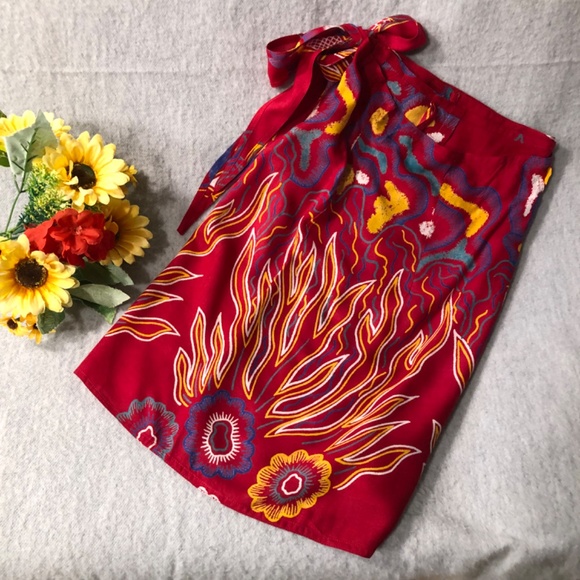 NWOT - Tropical Print Sarong & Elasticized Top - Picture 11 of 16